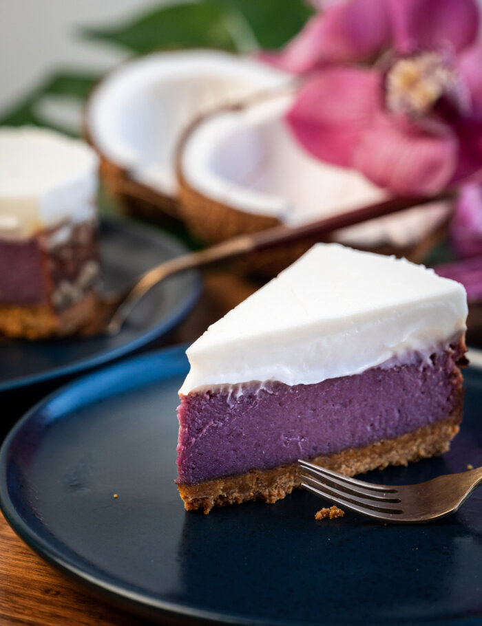 Matcha Mania Rezepte Ube Cheese Cake