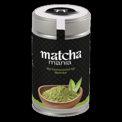 Matcha Mania Produkte Bio Ceremonial Uji Matcha 80g