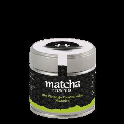 Matcha Mania Produkte Bio Vintage Ceremonial Matcha 30g