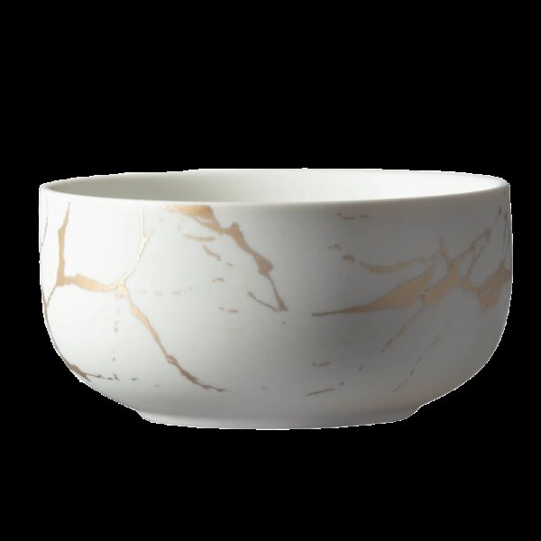 Matcha Mania Produkte Schale weiss gold