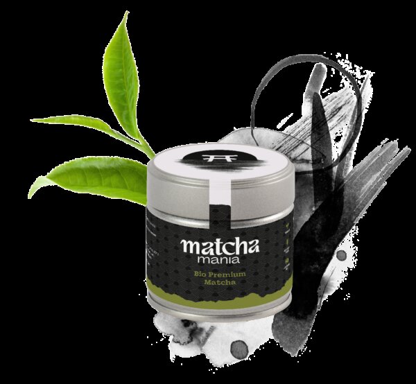 Matcha Mania Produkte Bio Premium Matcha 30g Detail