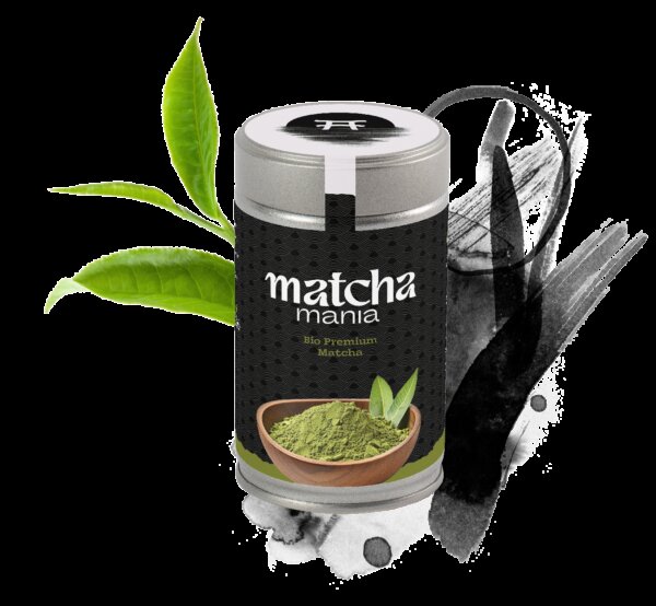 Matcha Mania Produkte Bio Premium Matcha 80g Detail