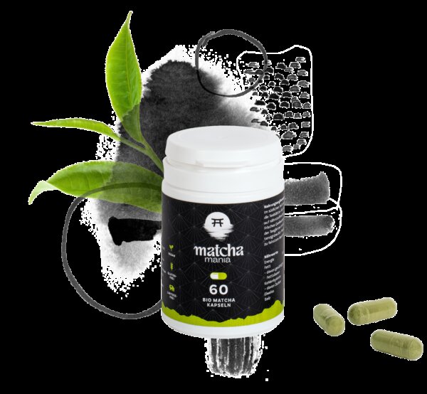 Matcha Mania Produkte Kapseln Detail