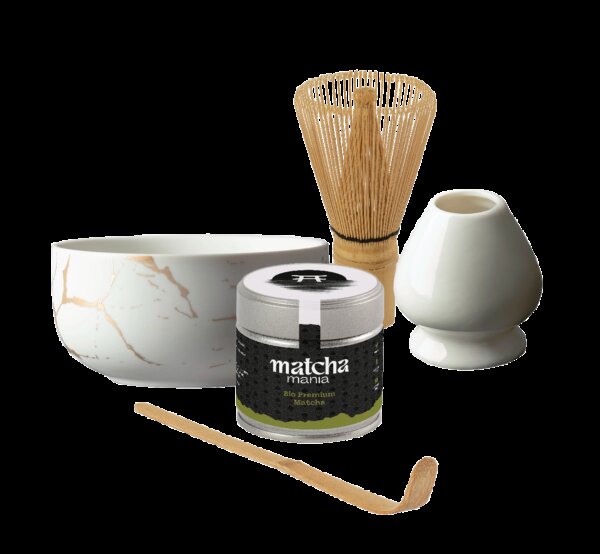 Matcha Mania Produkte Matcha Set Shiro weiss Premium