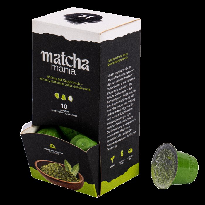 Matcha Mania Produkte Matcha Caps